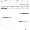 AMAZON earnings statement Word and PDF example