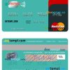 Angola Banco Comercial do Huambo mastercard template in PSD format