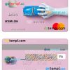 Angola Banco Keve mastercard template in PSD format