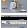 Angolan Banco Prestigio, S.A. visa card example in PSD format