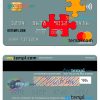 Angola Banco de Fomento mastercard template in PSD format