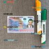 Angola driving license PSD files, scan look and photographed image, 2 in 1
