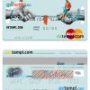Argentina Grupo Financiero Galicia mastercard template in PSD format