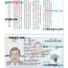 Argentina passport PSD template, 2022-present