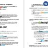 Arizona Prenuptial Agreement Word example, fully editable
