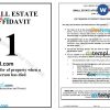 Arizona Small Estate Affidavit Form example, fully editable