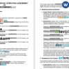 Arkansas LLC Operating Agreement Word example, completely editable