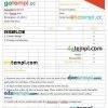 Art Director Invoice example in word and pdf format