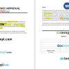 Attorney Approval Template, fully editable