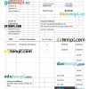 Attorney Invoice example in word and pdf format