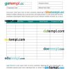 Attorney Timesheet Form example, fully editable