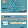 Australian Australiann Settlements Limited (ASL) visa card example in PSD format