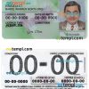 Australia Victoria driver license PSD template, version 2