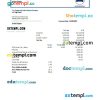 Automotive company pay advise example in Word and PDF formats