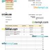 Basic IT Invoice example in word and pdf format