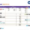 Basic Metal Corporation payslip example in Word and PDF formats