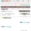 BAY DONUTS LLC earnings statement Word and PDF example