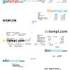 BEE-CLEAN Industrial Ltd. pay stub Word and PDF example