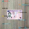 Belgium driving license editable PSD files, scan look and photo-realistic look, 2 in 1