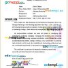 Belgium EVS Broadcast Equipment certificate of employment Word and PDF download template