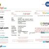 Big Ticket event e-ticket, Word and PDF download template, 3 pages