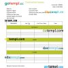 Blank Construction Invoice example in word and pdf format