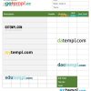 Blank Consulting Invoice example in word and pdf format