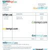 Blank Education Invoice example in word and pdf format