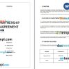 Blank Partnership Agreement example, fully aditable