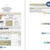 Blank Work From Home Invoice example in word and pdf format