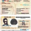 Brasil residence permit PSD example, with fonts