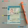 Brazil (Detran-Pe[Pernambuco]) driving license PSD files, scan look and photographed image, 2 in 1