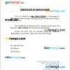 Brazil Ultra Group certificate of employment Word and PDF download template