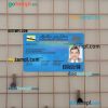 Brunei driving license PSD files, scan look and photographed image, 2 in 1