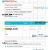 Business Consultant Invoice example in word and pdf format