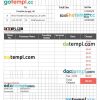 Business travel invoice example in word and pdf format