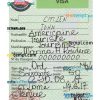 Congo travel visa PSD example, with fonts