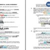 California Commercial Lease Agreement Word example, fully editable