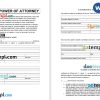 California Power of Attorney example, fully editable