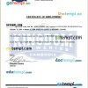 Cambodia Kingdom Breweries Ltd. certificate of employment Word and PDF download template