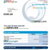 Cameroon Camwater utility bill Word and PDF template