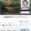 Canada British Columbia driver license PSD template version 2
