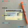 Canada Manitoba driving license PSD files, scan look and photographed image, 2 in 1 - Image 2