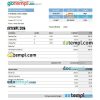 Chemical company payslip example in Excel and PDF formats