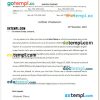 China Acadsoc Limited certificate of employment Word and PDF download template