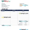 Church Service Invoice example in word and pdf format