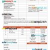 College Tuition Invoice example in word and pdf format