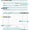 Commercial Cleaning Invoice example in word and pdf format