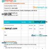 Commercial Photography Invoice example in word and pdf format