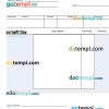 Commercial Shipping Invoice example in word and pdf format
